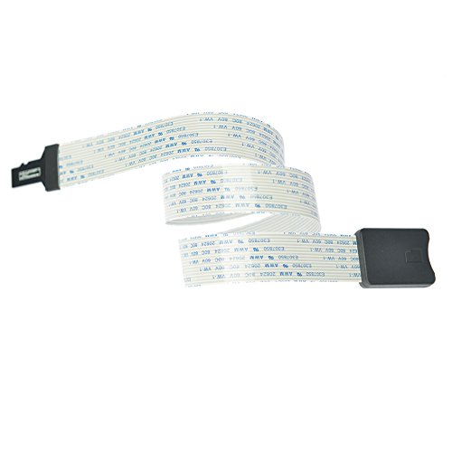 OUSHE 10cm TF/Micro SD to Micro SD Extension Cable Flexible 4 8 16 32GB TF Memory Card Reader Adapter Zip Extender Cord for MacBook/Kindle/Raspberry Pi/Camera/Arduino/3D Printer/Monitoring System/TV