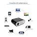 Ohderii Portable Projector 30,000 Hour LED Full HD Video Projector 1080P Supported Compatible with Fire TV Stick PS4 HDMI VGA TF AV and USBthumb 3