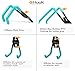 Garage Wall Organizer Hooks and Hangers with Hardware; Garden Shed Tool Organizer Racks and Bike Rack | Wall Storage Utility Hooks for Ladders, Sports Equipment, Lawn Tools, Hoses and Cords |8 Pack