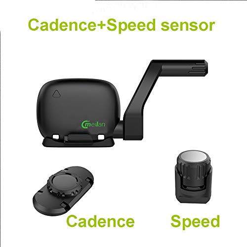 Bike Computer Bluetooth Heart Rate Sensor Bicycle Speedometer 2.5" Wireless Speed + Cadence Double Data Sensor Connection Support Heart Rate Monitor