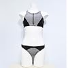 FQ-Butterfly-Womens-Swimsuit-Zipper-Sport-Top-Bottom-Bikini-Set