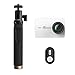 YI 4K Action and Sports Camera Selfie Stick Bundle, 4K/30fps Video 12MP Raw Image with EIS, Live Stream, Voice Control - White