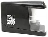PORTABLE ELECTRIC PENCIL SHARPENER - Battery, Plug-in, or USB power. Includes power adapter! Durable Small Lightweight Powerful Safe. Great for home office, arts & craft, teachers, kids, and school.