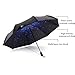 CAMTOA Starry Star Automatic Folding Umbrella, Travel Creative Star umbrella Compact Automatic Open Close Umbrella