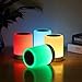 Touch Lamp, Night Light Bluetooth Speaker Portable Wireless Music Speakers, Beside Table Lamp Dimmable 3 White Light Levels RGB Color Changing with Metal Handle TF Card/AUX-IN Supported