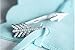 Chicinside CZ Crystal Arrow Ear Wrap Pin Sweep Ear Cuff Climber Earrings (silver-plated-base)