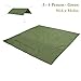 Weanas Multipurpose Waterproof Tent Tarp Footprints Outdoor Camping Shelter Canopy Cover Blanket Mat (Green 7x7 ft)