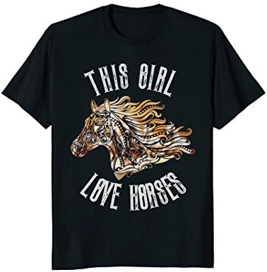 This Girl Love Horses Tee Shirt Men Women