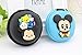 Finex - Set of 2 - TSUM TSUM & BABY MICKEY MOUSE Earphone Earpods In-ear Headphone USB cable Portable Hard Shell case