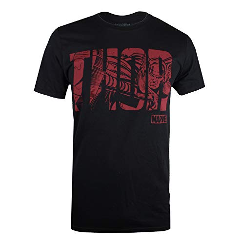 MarvelMen's Thor Text T-Shirt
