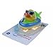 YOSWAN Amphibious Pull and Go Car Playset Bathing Soft Rubber Duck Crocodile Pelican Animal Swimming Bathtime Fun Bath Tub Toys for Boys Girls Toddlers (Duck+Crocodile+Pelican)