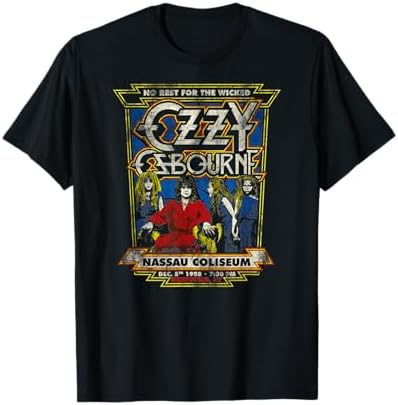 Amazon.com: Ozzy Osbourne Saint Ozz T-Shirt : Clothing, Shoes