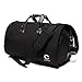 ACSTEP Travel Suit Bag,Garment Bags for Travel,45L Convertible Suit Bag for Men Women,Waterproof Duffle Shoulder Garment Bags, Black