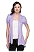 G2 Chic Women's Solid Ruched Short Sleeve Open Cardigan