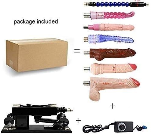 KJHM Lifelike Enjoy Automatic Adult Machine Gun with Attachments Plastic Cup S·ê·x Machine for Women and Men Automatic Telescopic Best Gift Novelty Sweet Toy