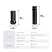 KSP 14mmx1.5 Lug Nuts,7 Spline with 1 Key Black Closed Ended Conical Seat 60 Degree Wheel Tuner Lug Nuts fit More 6&8 Lugs Pickup Trucks,32 PCS
