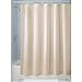 InterDesign Paxton Fabric Shower Curtain, Luxury Hotel - Long 72 x 84, Sand