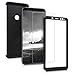 kwmobile Cover for Xiaomi Redmi Note 5 (Global Version) / Note 5 Pro - Shockproof Protective Full Body Case with Screen Protector - Metallic Black