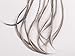 Merrylight Hair Extensions Messy Bun Gray White Braids Ponytail Hairpiece (Mixed Grey&White-M3/60)