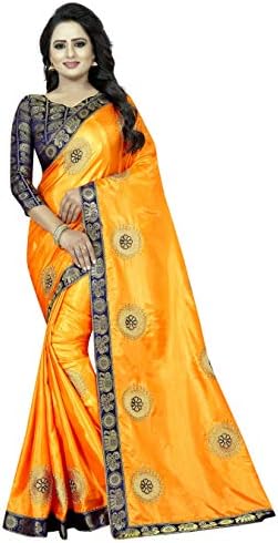 Women's Jacquard Cotton Silk Saree With Blouse Piece