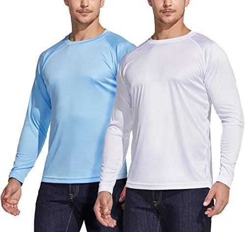 Athlio アスリオ アウトドアスポーツ 長袖 Tシャツ Uvカット 吸汗速乾 メンズ スポーツシャツ