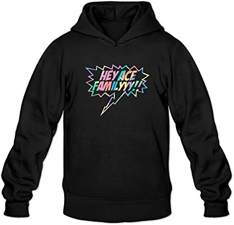 LS Rainbow Ace Family Men's Pullover Hoodie Unisex Custom Sweater Small Black