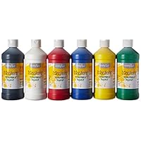 Handy Art Little Masters Tempera Paints Set, 16 oz, Pack of 6 .