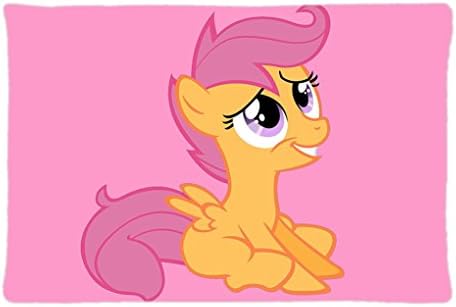 Scootaloo Custom Personalized Zippered Rectangle Throw Cushion Pillow Case 20x30 Inch