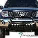Topline Autopart Black Bull Bar Brush Push Front Bumper Grill Grille Guard With Skid Plate For 05-17 Nissan Frontier ; 05-07 Pathfinder ; 05-15 Xterra