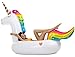 Vickea Leisure Giant Inflatable Unicorn Pool Float Large Outdoor Swimming Pool Floaties Lounge Toys for Adults