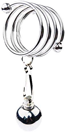 Gantian P'ennis Training Matal Single Ball Pull Beads 35mm Clock Rings for Men
