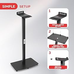 Pyle Sonos Speaker Mount Stand - Reinforced Steel