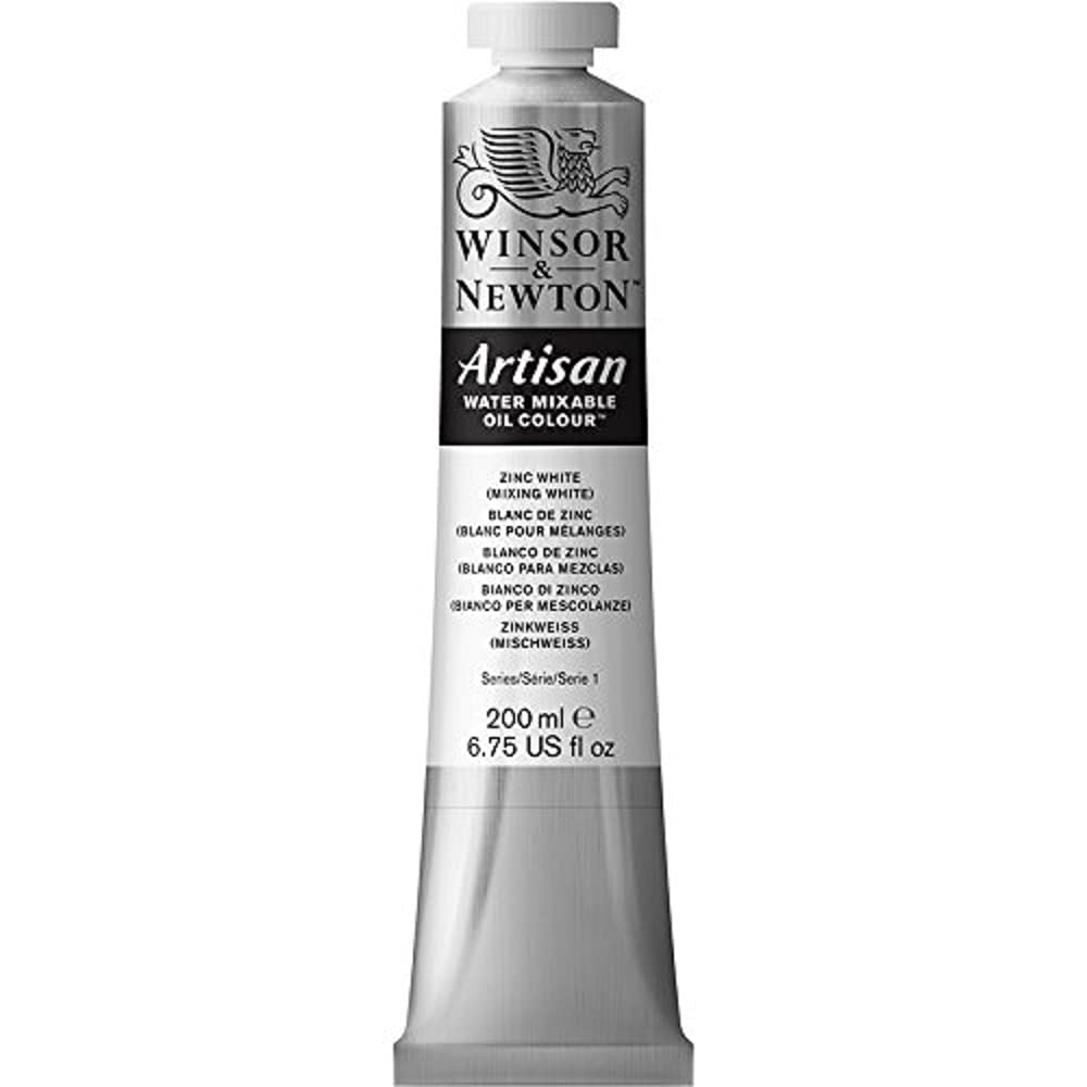 Winsor and Newton Artisan Water Mixable Oil Colour 200ml Zinc White (Mixing White)