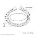 Minkang Fashion Jewelry 925 Solid Silver Chain Bracelet