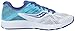 Saucony Women's Ride 10 Running Shoe, White Blue, 9.5 Medium US