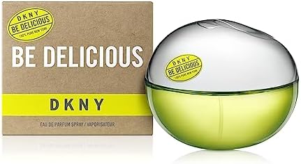 DKNY Be Delicious 100% Pure New York, Eau de Parfum for Women, Perfume feminino, Fragrância floral, Long Lasting, Donna Karan New York, 100 ml
