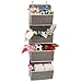 EZOWare 2PACK Over the Door Hanging Organizer with 4 Pocket, Home Storage Organizer with Hook for Pantry Baby Nursery Bathroom Closet Dorm