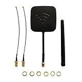Lanlan 5.8Ghz 14dBi High Gain Panel Antenna and 2.4GHz 3dBi Antenna Kit for Hubsan H501S FPV Distance Enhanced for Kids