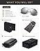 LUENX Aviator Sunglasses for Men Women Polarized Mirrored Silver Lens Metal Frame UV 400 Driving 59MM with Accessories