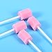 Mouth Swabs Oral Sponge Swabs Disposable ROSENICE Dental Swabs Pink 100 Count