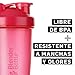 BlenderBottle Classic Shaker Bottle Perfect for Protein Shakes and Pre Workout, 28-Ounce, Pink