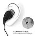 TechMatte iPhone 8 Bluetooth Headphones, Bluetooth Earbud Headphones for Apple iPhone X,8, 8 Plus, 7, 6S, 6 Plus, Samsung Galaxy S8/S8 Plus/S7/S7 Edge (Black)