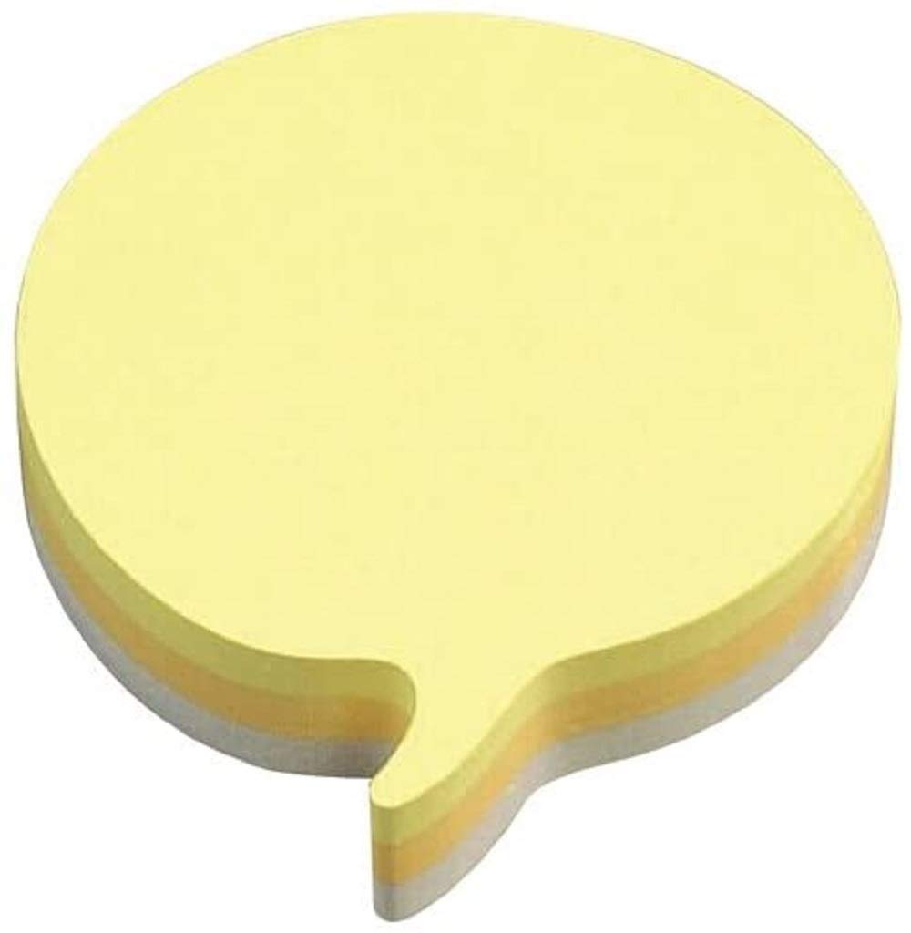 Postit 3M79170 Cube Speech Bubble Note Pad - Yellow