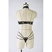 Sumen Women Lace Lingerie Nightwear Underwear G-String Babydoll Sleepwear Bodysuit (S, Black)
