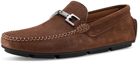 Donald Pliner Shoes Mens 8.5 Brown Leather Victor GW Bit Driving Loafers Comfort Amazon.com | Donald J Pliner Men main image 2