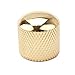 Surfing Electric Guitar Bass Volume Tone Control Dome Knobs Gold Pack of 4