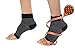 FitFeet Plantar Fasciitis Arch Support Copper Compression Socks (L/XL, Black)