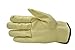 G & F Products unisex adult Unlined work gloves, Yellow, Large Pack of 3 US