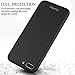 iPhone 7 Plus Case, COOLQO Ultra-thin Full Body Coverage Hard Plastic Matte [Tempered Glass Screen Protector] 360 All Round Shockproof Hybrid Cover Skin for Apple iPhone 7 Plus 5.5 Inch (Black)