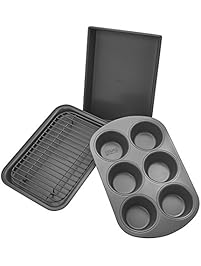 Chicago Metallic Professional 4-Piece Non-Stick Toaster Oven Bakeware Set